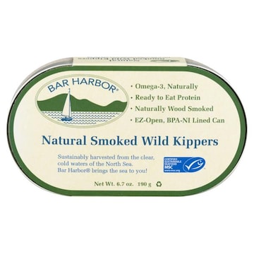 Bar Harbor Kippers, Natural, Smoked, Wild