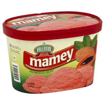Valentini Ice Cream, Premium, Mamey