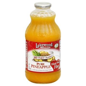 Lakewood Organic 100% Juice, Premium, Pure Pineapple