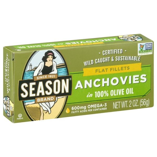 Season Anchovies in 100 Olive Oil Publix Super Markets