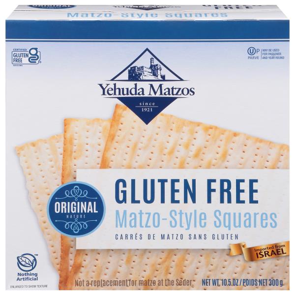 Yehuda MatzoStyle Squares, Gluten Free, Original Publix Super Markets