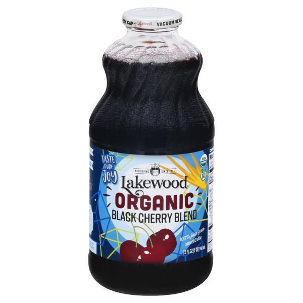 Lakewood Juice Blend, Organic, Black Cherry Publix Super Markets