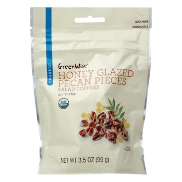 GreenWise Salad Toppers, Organic, Honey Glazed Pecan Pieces