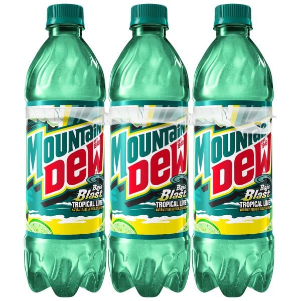Mountain Dew Mountain Dew Baja Blast DEW Tropical Lime Flavor 16.9