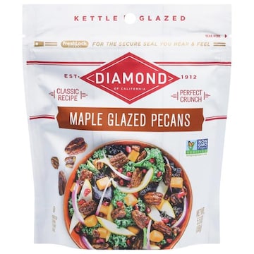 Diamond Pecans, Maple Glazed