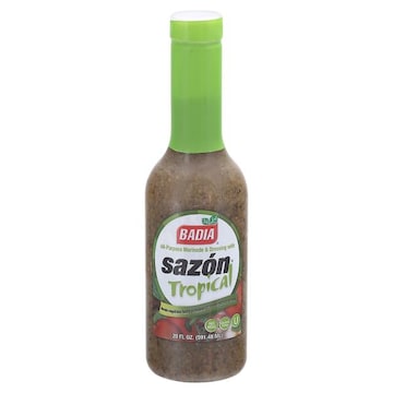 Badia Marinade & Dressing, All-Purpose, with Sazon Tropical