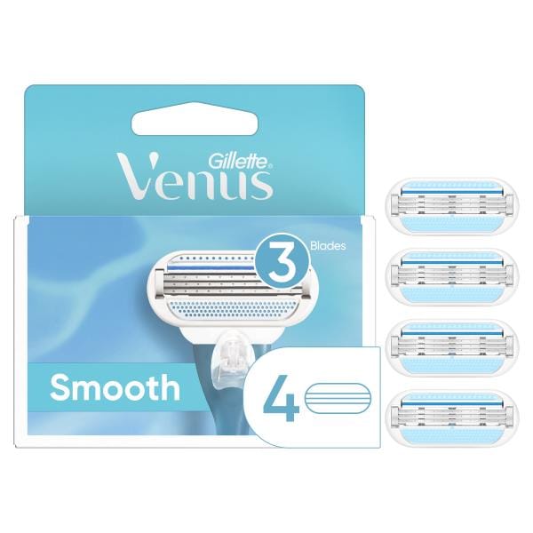 Venus Smooth Women's Razor Blade Refills, 4 Count Publix Super Markets