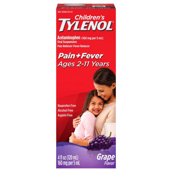 Tylenol Pain + Fever, Children's, Grape Flavor | Publix Super Markets