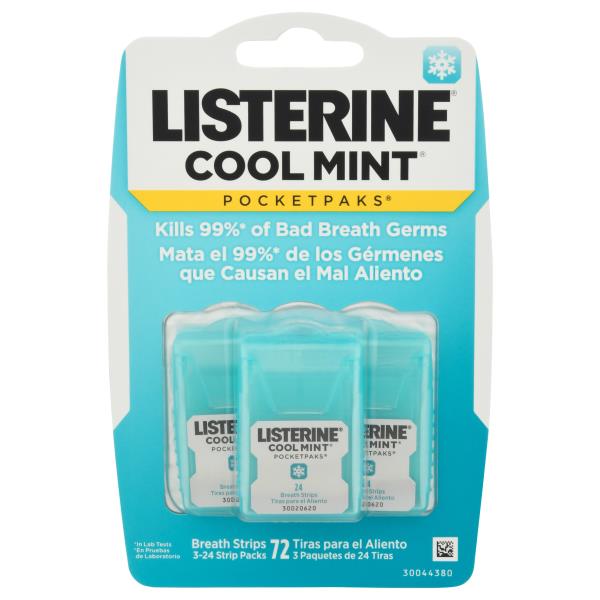 Listerine Pocketpaks Breath Strips, Cool Mint | Publix Super Markets