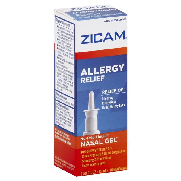 Zicam Allergy Relief Nasal Gel Publix Super Markets 