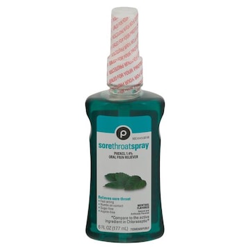 Publix Oral Pain Reliever, Sore Throat Spray, Menthol Flavored
