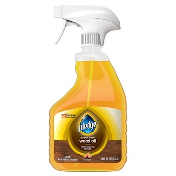 Pledge Expert Care Wood Oil, Expert Care Furniture Moisturizer & Reviving Spray, Amber & Argan, 9.7oz