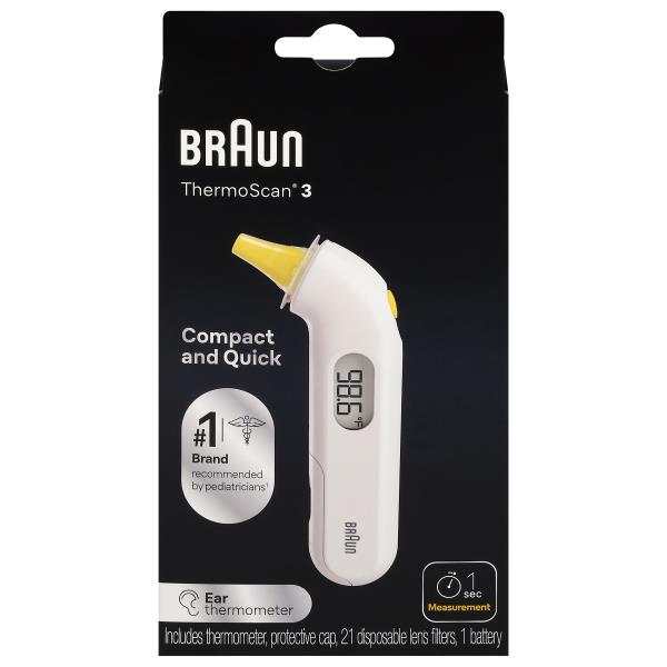 Braun Thermometer, ThermoScan 3 Publix Super Markets