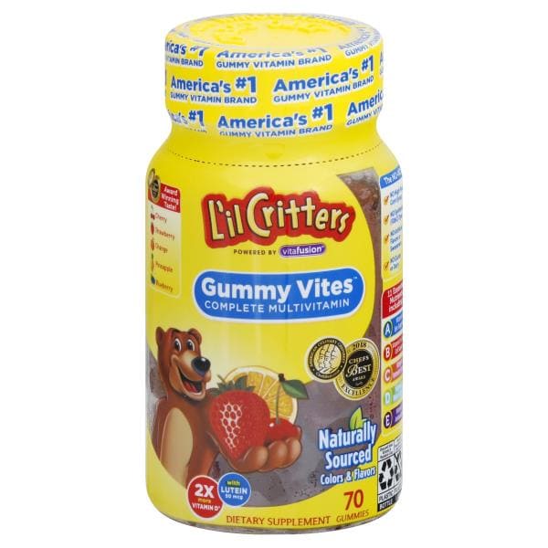 L'il Critters Gummy Vites Complete Multivitamin, Gummies | Publix Super ...