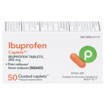 Publix 200 mg Ibuprofen Coated Caplets