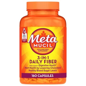 Metamucil Daily Fiber, 3-in-1, Capsules