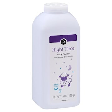 Publix Baby Powder, Night Time, with Lavender & Chamomile