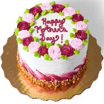 Mini Floral Sequins Vanilla Buttercream Cake