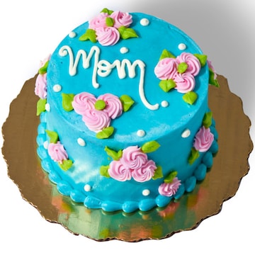 Mini Rosette Swirl Vanilla Buttercream Cake