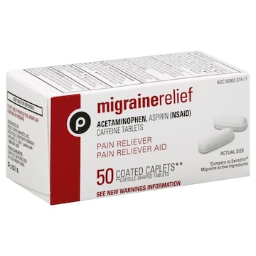 Publix Migraine Relief, Coated Caplets