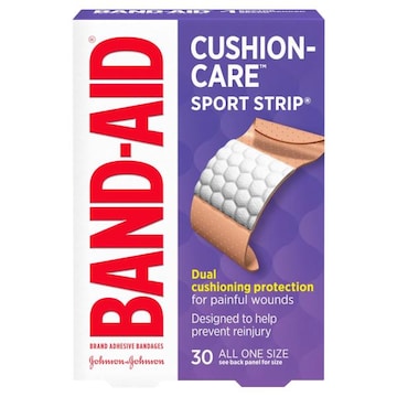 Band-Aid Bandages, Adhesive, Sport Strip, All One Size