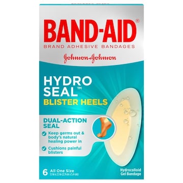 Band-Aid Hydro Seal Gel Bandages, Hydrocolloid, Blister Heels