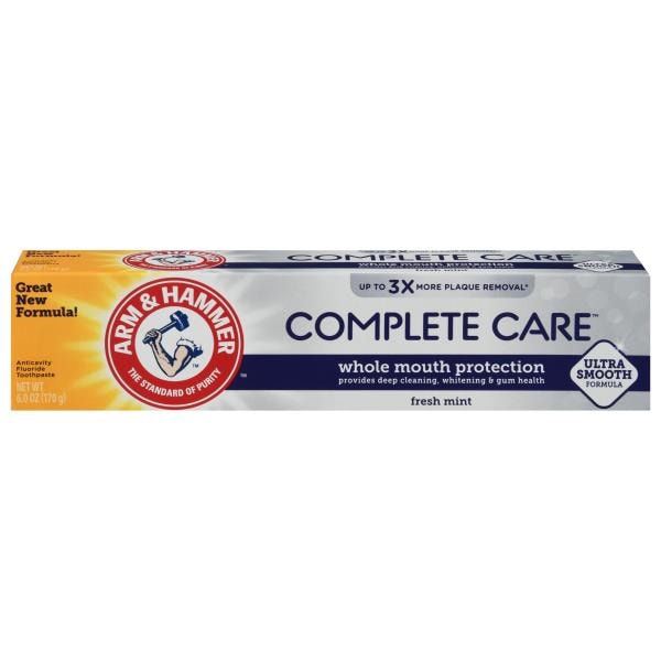 Arm & Hammer Complete Care Toothpaste, Fresh Mint Publix Super Markets