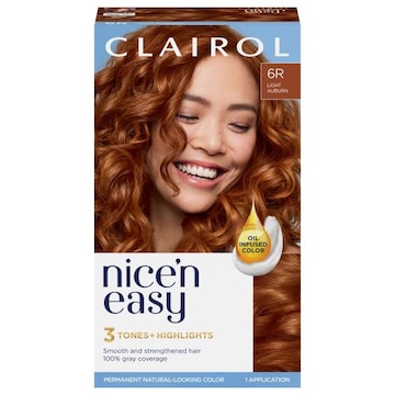 Nice’n Easy Hair Color, Permanent, Light Auburn 6R