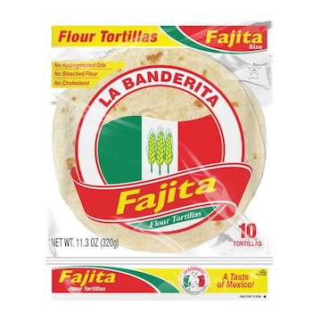 La Banderita Fajita Flour Tortillas