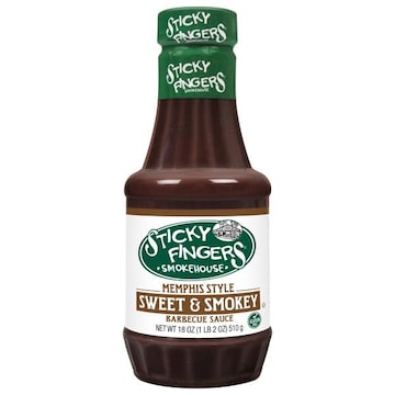 Sticky Fingers Smokehouse Barbecue Sauce, Sweet & Smokey, Memphis Style
