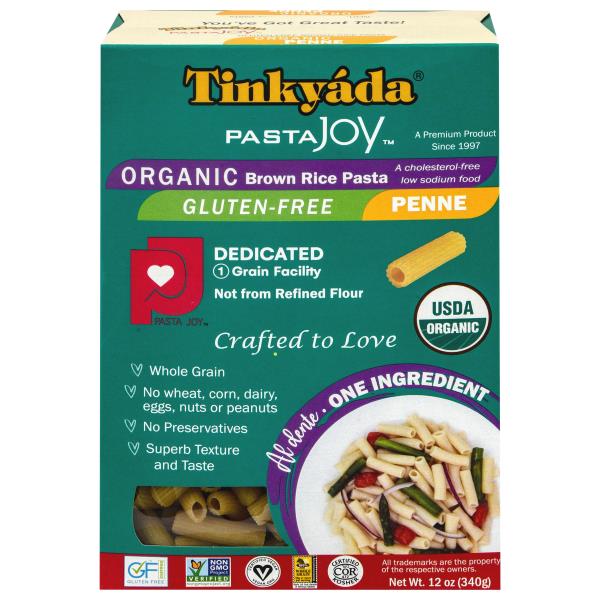 Tinkyada Pasta Joy Ready Brown Rice Pasta, Organic, Penne Publix