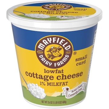 Mayfield Dairy Farms Cottage Cheese Plain 1% Lowfat Small Curd