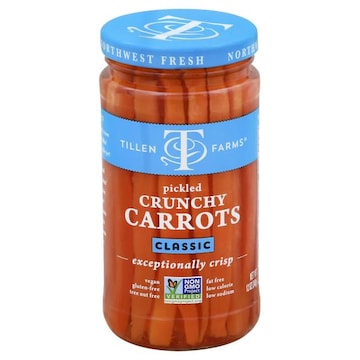 Tillen Farms Carrots, Classic, Pickled, Crunchy