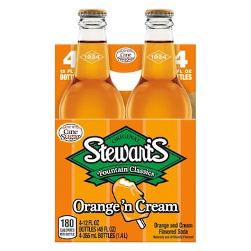 Stewart's Fountain Classics Soda, Orange and Cream