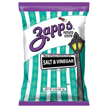 Zapp's Potato Chips, New Orleans Kettle Style, Salt & Vinegar
