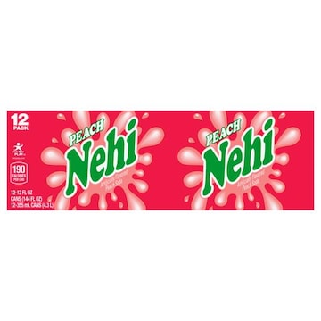 Nehi Soda, Peach, 12 Pack