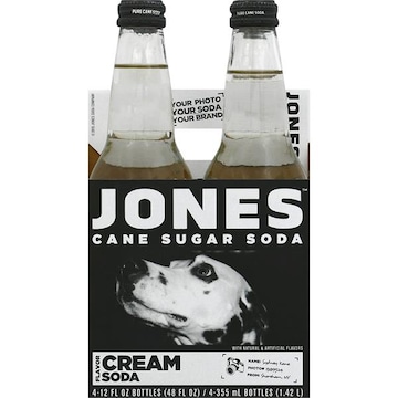 Jones Soda, Cane Sugar, Cream Flavor