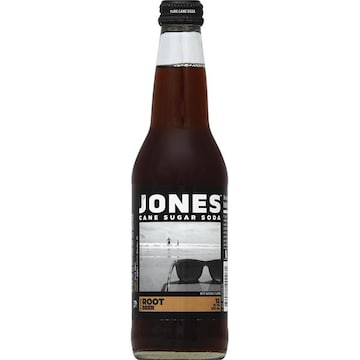 Jones Soda, Cane Sugar, Root Beer Flavor