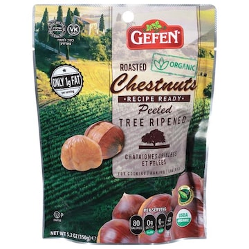 Gefen Chestnuts, Organic, Roasted, Peeled