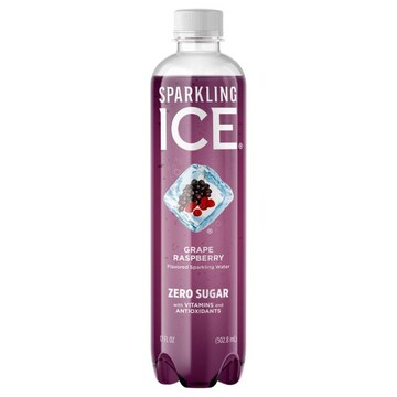 Sparkling Ice Zero Sugar Grape Raspberry Sparkling Water