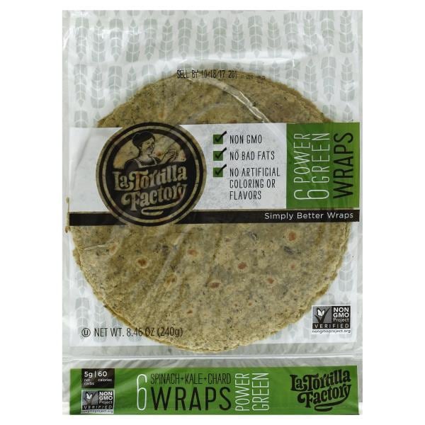 La Tortilla Factory Wraps, Power Green Publix Super Markets