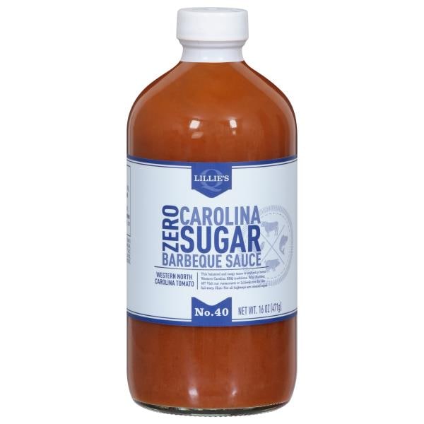 Lillie's Q Barbecue Sauce, Zero Sugar, Carolina, No. 40 Publix Super