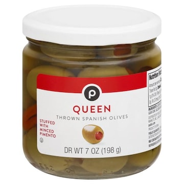 Publix Spanish Olives, Thrown, Queen