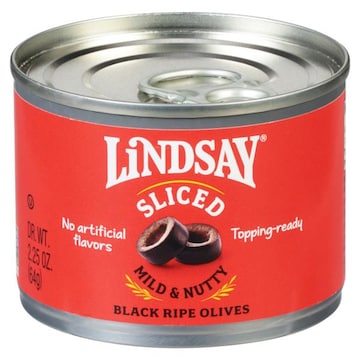 Lindsay Olives, Black Ripe, Sliced