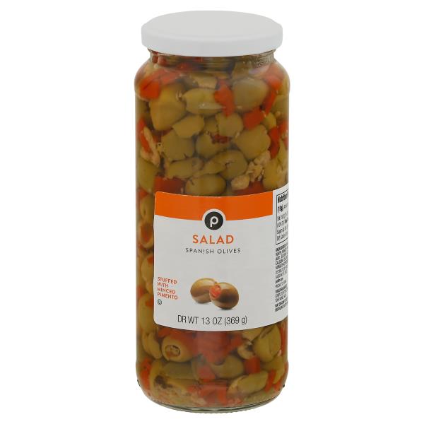 Publix Spanish Olives, Salad Publix Super Markets
