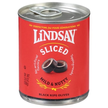 Lindsay Olives, Black Ripe, Sliced
