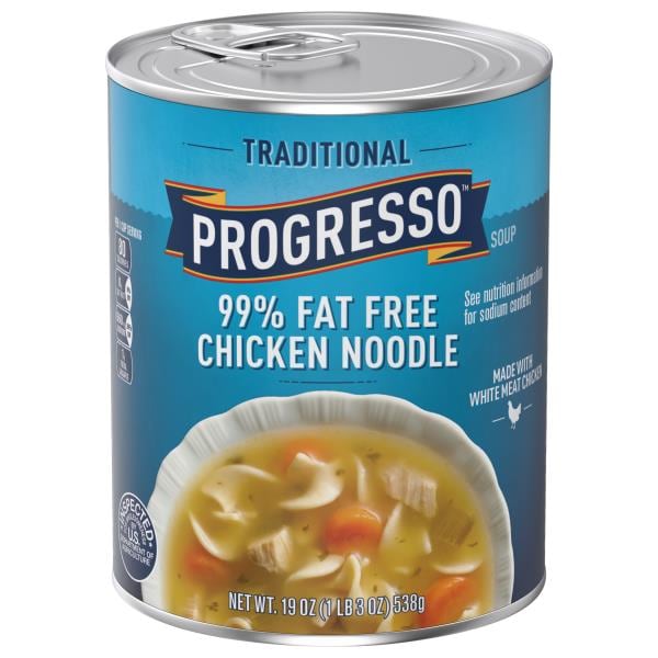 Progresso Soup, 99 Fat Free, Chicken Noodle, Traditional Publix