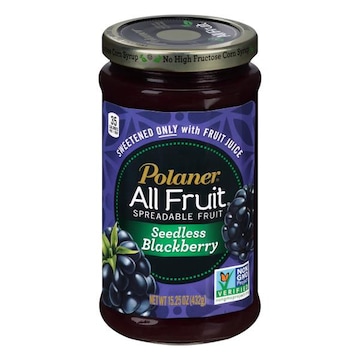 Polaner All Fruit Seedless Blackberry Spreadable Fruit, Gluten-Free