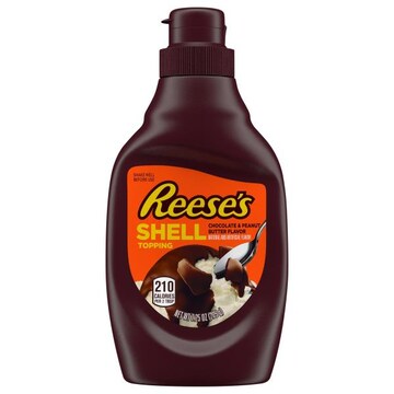 Reese's Shell Topping, Chocolate & Peanut Butter Flavor