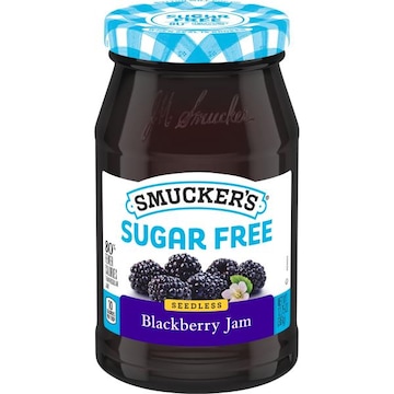 Smucker's Jam, Sugar Free, Blackberry, Seedless
